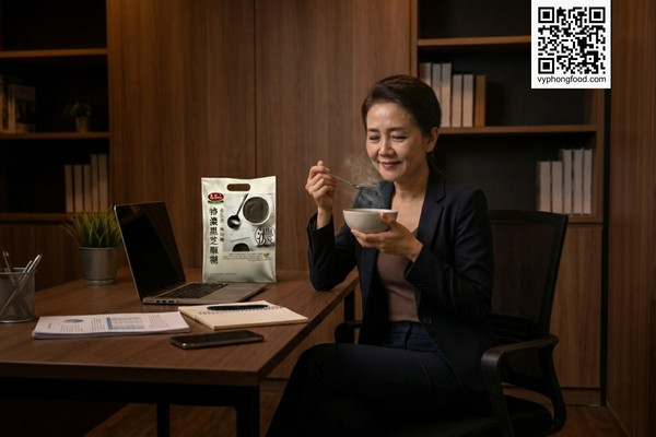 Bột ngũ cốc dinh dưỡng từ mè đen và các loại hạt Greenmax Đài Loan chính hãng trên nền thiên nhiên, sản phẩm không đường tốt cho người tiểu đường và ăn kiêng Keto.