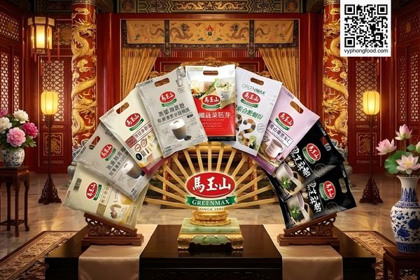 Bột ngũ cốc dinh dưỡng từ mè đen Greenmax Đài Loan chính hãng trên nền thiên nhiên, phù hợp cho bà bầu, lợi sữa và người ăn chay.