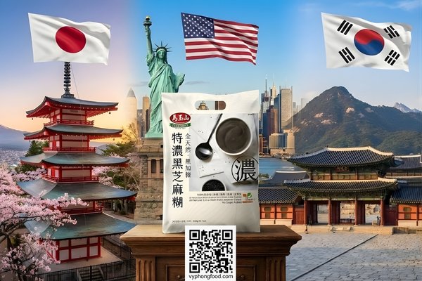 Hình ảnh sản phẩm Bột ngũ cốc dinh dưỡng từ mè đen và các loại hạt Greenmax Đài Loan chính hãng. Sản phẩm đạt chứng nhận HACCP, ISO 22000, Halal và Clean Label. Thích hợp làm bữa sáng nhanh gọn hoặc bữa phụ cho nhân viên văn phòng, người già, trẻ nhỏ và phụ nữ mang thai.