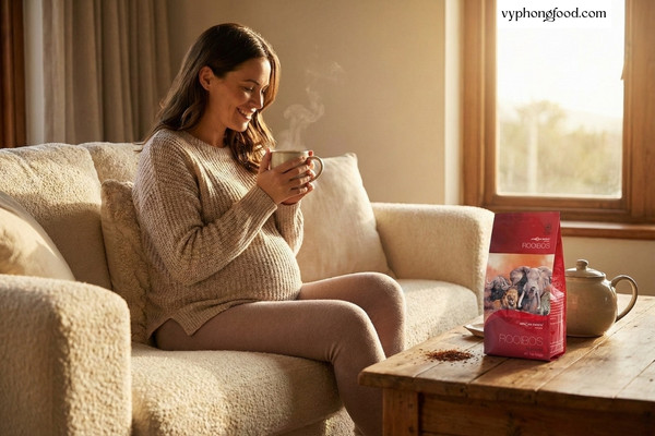 Hồng trà Rooibos Nam Phi African Dawn dạng túi lọc an toàn cho phụ nữ mang thai và trẻ em.