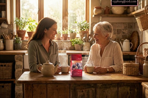 African Dawn South African Rooibos herbal tea for healthy blood pressure and cardiovascular support.
