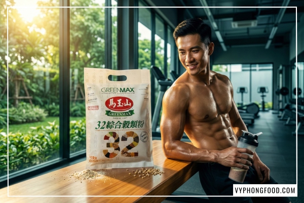 Review bột ngũ cốc dinh dưỡng giảm cân Greenmax Đài Loan 32 loại hạt không đường nhập khẩu chính ngạch Vy Phong Food