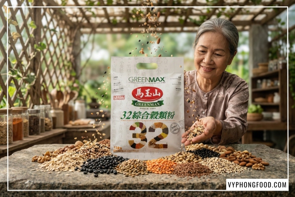 Review bột ngũ cốc dinh dưỡng giảm cân Greenmax Đài Loan 32 loại hạt không đường nhập khẩu chính ngạch Vy Phong Food
