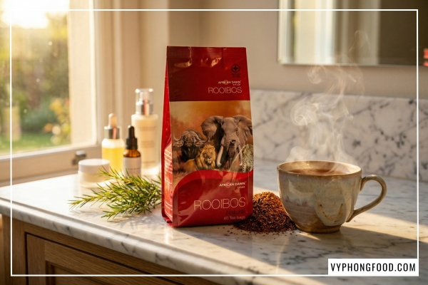 Uống gì để da đẹp, dáng thon? Câu trả lời chính là Hồng trà Rooibos Nam Phi.