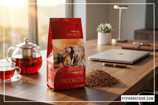 Uống gì để da đẹp, dáng thon? Câu trả lời chính là Hồng trà Rooibos Nam Phi.