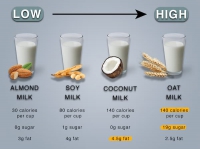 Sữa hạt bao nhiêu calo?