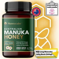 Mật ong Manuka Jelly Bush Honeycube (loại 500g) nhập khẩu từ Úc