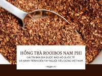 Hồng trà rooibos Nam Phi thương hiệu African Dawn – Bảo chứng chất lượng được EU công nhận.