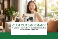 Giảm cân lành mạnh: Thực đơn 7 ngày với Bột ngũ cốc dinh dưỡng không đường mè đen Greenmax