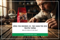 Hồng trà Rooibos Nam Phi vs. Trà xanh/Trà đen truyền thống: Đâu là chân ái của bạn?