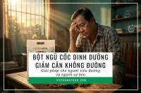 Bột ngũ cốc dinh dưỡng giảm cân không đường: Giải pháp cho người tiểu đường và người sợ béo.