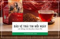 Bảo vệ trái tim mỗi ngày với Hồng trà Rooibos Nam Phi.